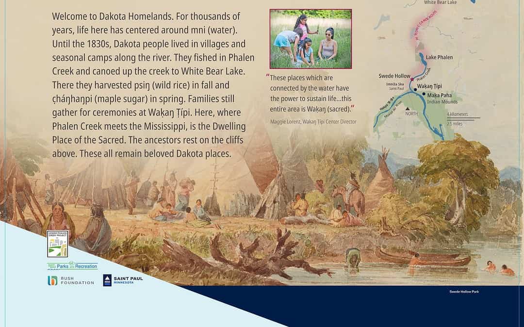 Swede Hollow Interpretive Signs Installed