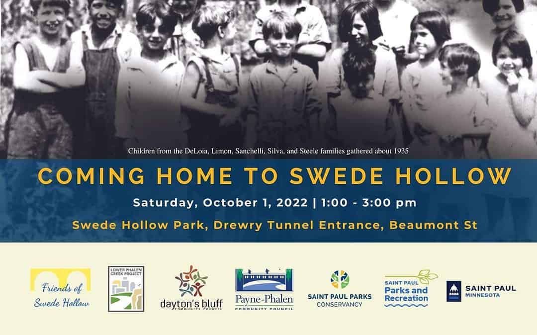 Coming Home to Swede Hollow on OCTOBER 1