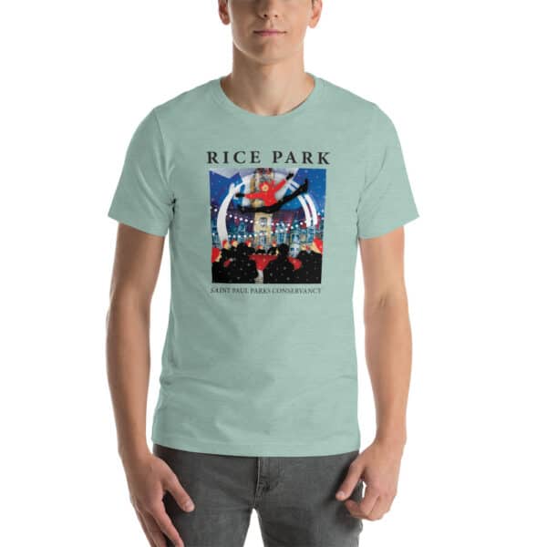 Rice Park Winter Carnival Unisex t-shirt - Image 4